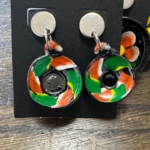 MEXICANA Multicolor Circular Earrings